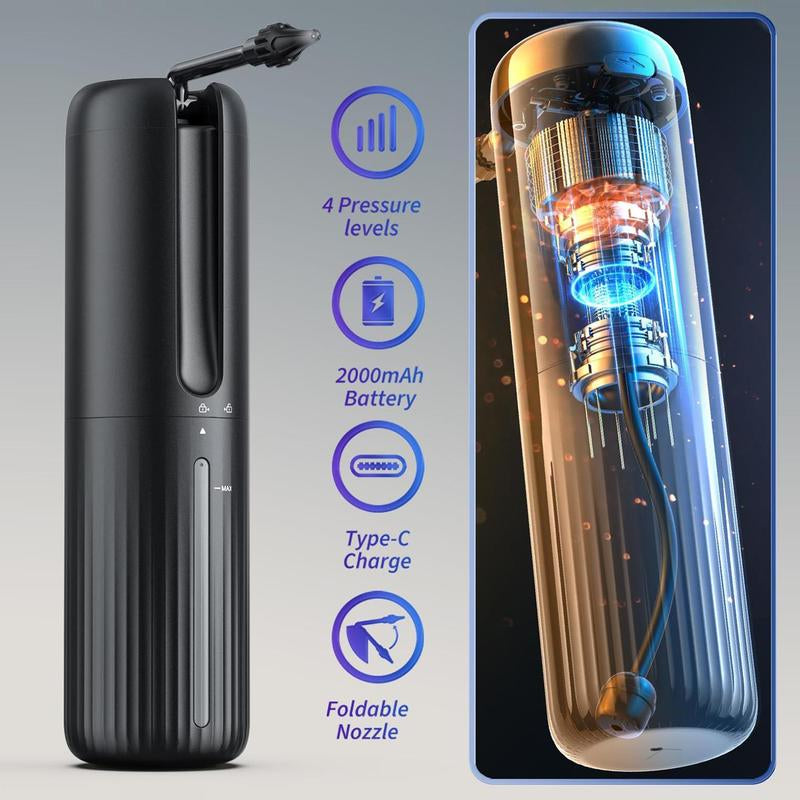 Advanced Electric Ear Wax Removal Tool with Four Adjustable Water Pressure Settings – Safe and Effective Ear Cleaning Solution for Home and Family Use