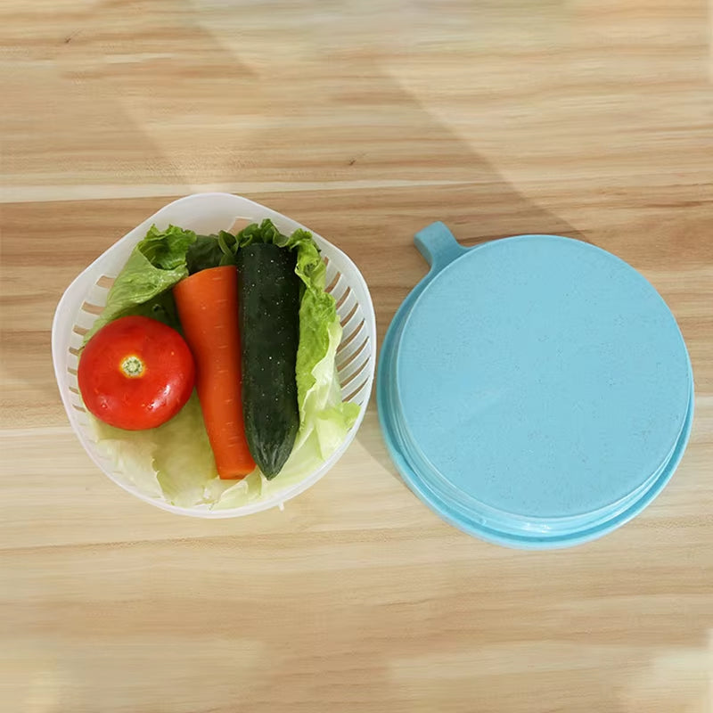 Revolutionize Your Kitchen with the 60-Second Vegetable Salad Cutter Bowl β Effortless Chopping for Fresh, Healthy Meals