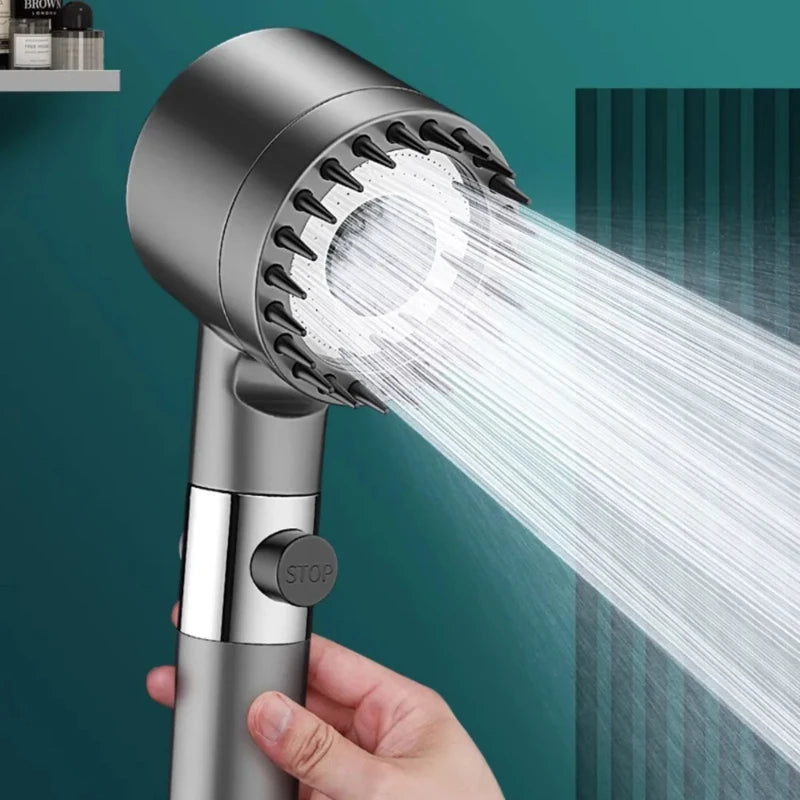 Transform Your Shower Experience with Our Luxury High Pressure Shower Head – Featuring 3 Adjustable Spray Settings and a Replaceable Filter for Ultimate Relaxation