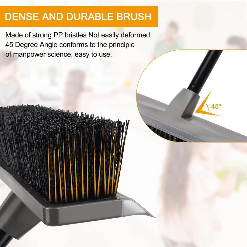 Revolutionary 2-in-1 Rotating Floor Scrubber and Squeegee with Extended Handle – Perfect for Grout, Tile, and Outdoor Surfaces