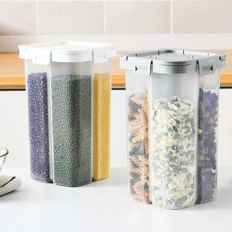 Elevate Your Kitchen Organization with the 2.3L Airtight Food Storage Container – Perfect for Cereal, Rice, Nuts & Snacks!