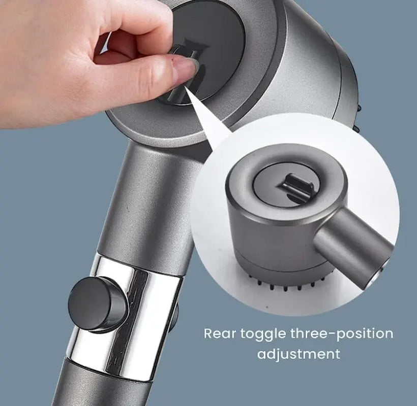 Transform Your Shower Experience with Our Luxury High Pressure Shower Head – Featuring 3 Adjustable Spray Settings and a Replaceable Filter for Ultimate Relaxation
