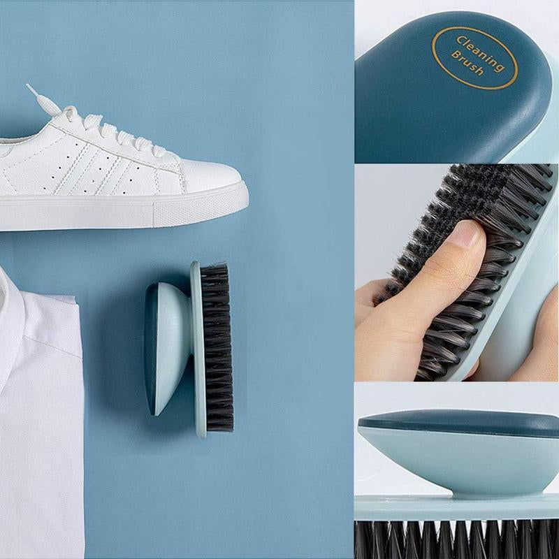 Revitalize Your Cleaning Routine with Our 2-Piece Ergonomic Scrub Brush Set for Shoes, Laundry, and Bathroom