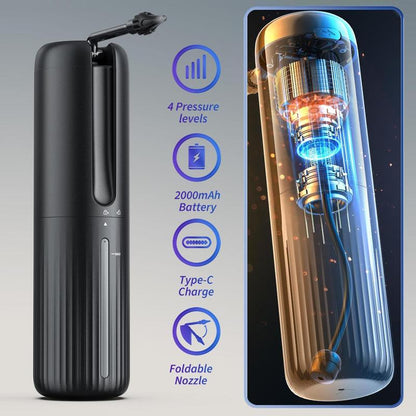 Advanced Electric Ear Wax Removal Tool with Four Adjustable Water Pressure Settings – Safe and Effective Ear Cleaning Solution for Home and Family Use