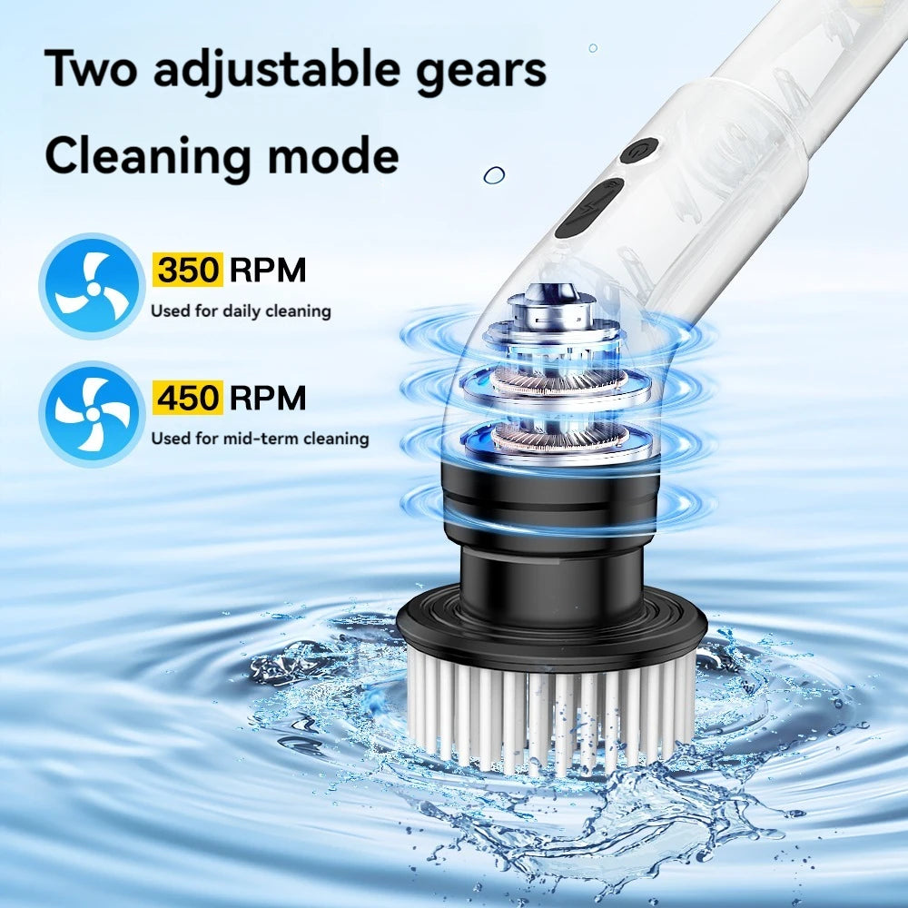 Revolutionize Your Cleaning Experience with the 9-in-1 Wireless Electric Cleaning Brush for Effortless Kitchen and Bathroom Maintenance