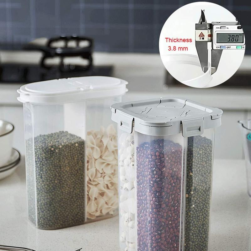 Elevate Your Kitchen Organization with the 2.3L Airtight Food Storage Container – Perfect for Cereal, Rice, Nuts & Snacks!