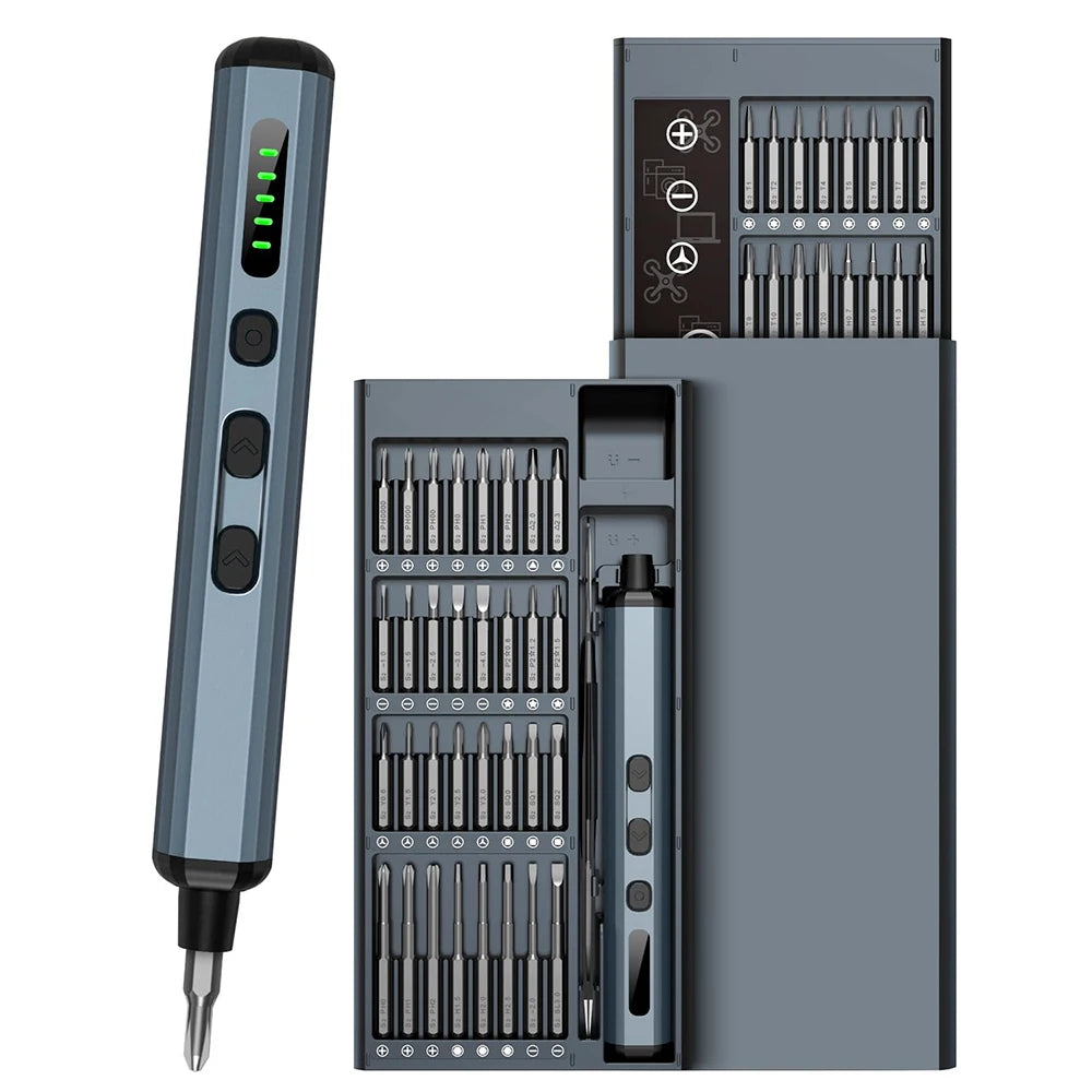 Ultimate 68-in-1 Electric Precision Screwdriver Kit – Magnetic Bits & Rechargeable Power for All Your DIY Needs