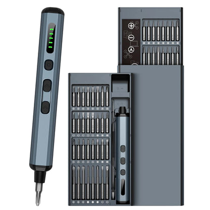 Ultimate 68-in-1 Electric Precision Screwdriver Kit – Magnetic Bits & Rechargeable Power for All Your DIY Needs