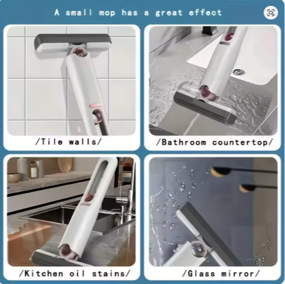 Revolutionize Your Cleaning Routine with the Foldable Sponge Mop – Effortlessly Clean Every Corner with Replaceable Heads and Superior Absorbency!