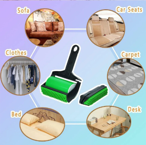 Say Goodbye to Pet Hair! Discover the Ultimate Reusable Lint Roller for Effortless Cleaning of Clothes, Furniture, and Car Seats