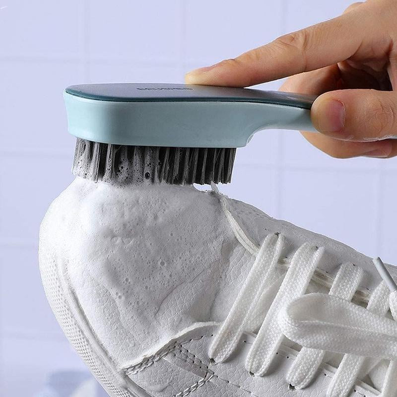 Revitalize Your Cleaning Routine with Our 2-Piece Ergonomic Scrub Brush Set for Shoes, Laundry, and Bathroom