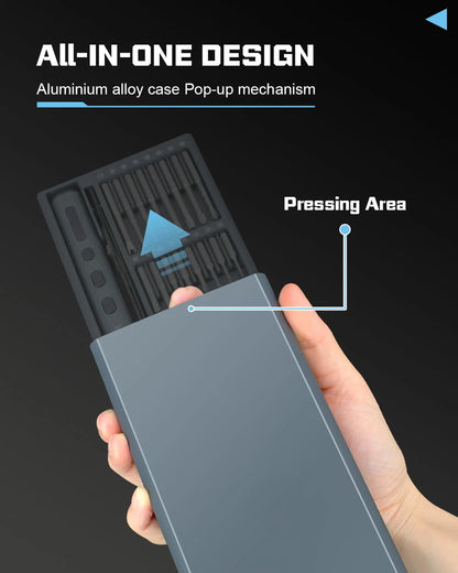 Ultimate 68-in-1 Electric Precision Screwdriver Kit – Magnetic Bits & Rechargeable Power for All Your DIY Needs