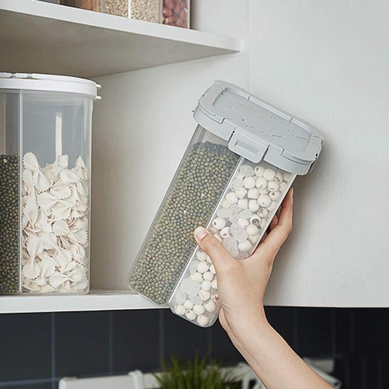 Elevate Your Kitchen Organization with the 2.3L Airtight Food Storage Container – Perfect for Cereal, Rice, Nuts & Snacks!