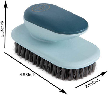 Revitalize Your Cleaning Routine with Our 2-Piece Ergonomic Scrub Brush Set for Shoes, Laundry, and Bathroom