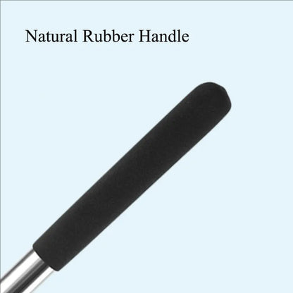 98Cm Car Rearview Mirror Wiper Stainless Steel Telescopic Retractable Layered Brush Head Auto Mirror Wash Cleaning Brush Wiper