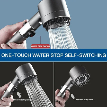 Transform Your Shower Experience with Our Luxury High Pressure Shower Head – Featuring 3 Adjustable Spray Settings and a Replaceable Filter for Ultimate Relaxation