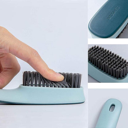 Revitalize Your Cleaning Routine with Our 2-Piece Ergonomic Scrub Brush Set for Shoes, Laundry, and Bathroom